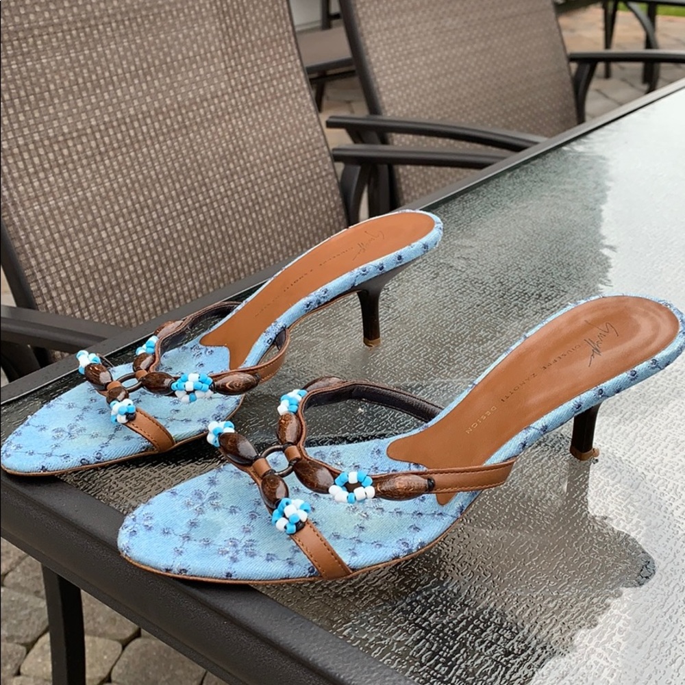 PRICE DROP ‼️GIUSEPPE ZANOTTI Wooden Eyelet Heels